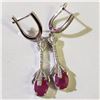 Image 2 : SILVER RHODIUM PLATED RUBY(6.4CT) S