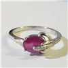Image 4 : SILVER RHODIUM PLATED RUBY(6.4CT) S