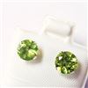 Image 3 : 10K YELLOW GOLD PERIDOT(1.73CT) EARRINGS