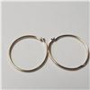 Image 1 : 14K YELLOW GOLD HOOP EARRINGS