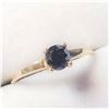 Image 2 : 10K YELLOW GOLD BLACK DIAMOND(0.3CT) RING