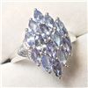 Image 2 : SILVER TANZANITE(1.9CT) RING (~SIZE 6.75)