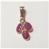 Image 1 : 14K ROSE GOLD RUBY(0.9CT) DIAMOND(0.08CT)
