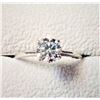 Image 1 : 10K WHITE GOLD WHITE MOISSANITE(0.75CT) RING