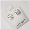Image 4 : 14K WHITE GOLD WHITE MOISSANITE(1.94CT)