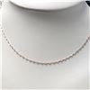 Image 1 : 18K ROSE GOLD 0.7G 16" NECKLACE