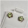 Image 3 : 10K YELLOW GOLD PERIDOT 2IN1 EARRINGS