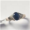 Image 2 : 10K YELLOW GOLD SAPPHIRE(1CT) DIAMOND(0.2CT)