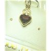 Image 1 : 14K YELLOW GOLD GENUINE GEMSTONE  PENDANT