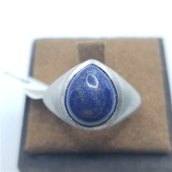 SILVER LAPIS(4.8CT) RING