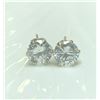 10K YELLOW GOLD CUBIC ZIRCONIA EARRINGS
