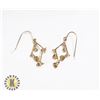 Image 2 : 14K YELLOW GOLD DIAMOND EARRINGS