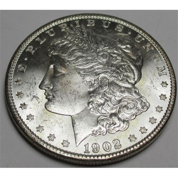 1902 o BU Grade Morgan Silver Dollar