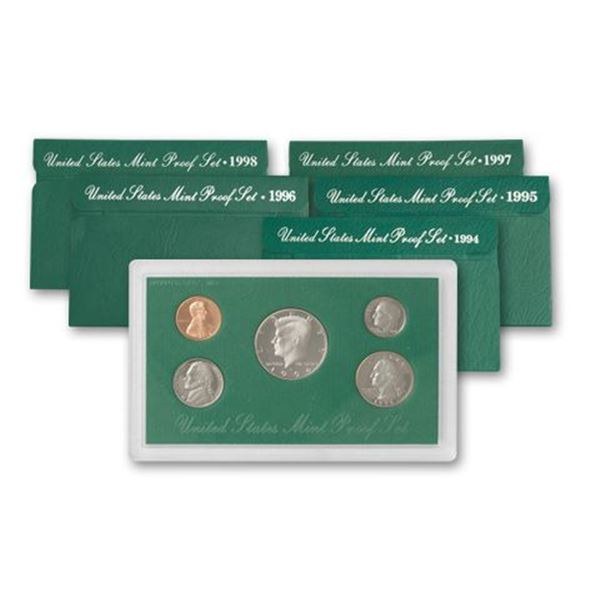 1994-1998 US Mint Proof Sets