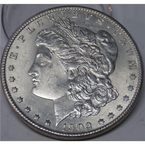 1902 o BU Grade Morgan Silver Dollar