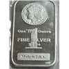 Image 1 : 1 oz Morgan Design Silver Bar