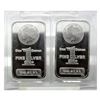 Image 1 : (2) Morgan Design Silver Bars - 1 oz. Bars -