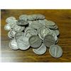 Image 1 : (50) $ 5 Face Value 90% Silver Mercury Dimes