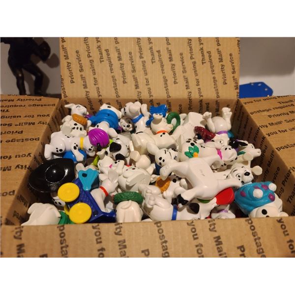 Box #3 of 60 assorted 101 Dalmation Disney Figures