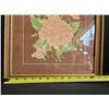 Image 3 : Vintage Floral Print Brown Matting