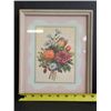 Image 2 : 1940's Framed Floral Print