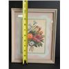 Image 3 : 1940's Framed Floral Print