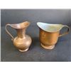 Image 1 : (2) Vintage Copper Creamers