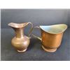 Image 3 : (2) Vintage Copper Creamers