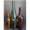 Image 2 : (3) Vintage Colored Bottles