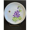 Image 1 : HTF- Westmoreland Hand Painted Milkglass Plate