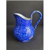 Image 2 : Antique Blue Spongewear Pitcher