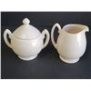 Image 1 : Stoneware Cream and Sugar ( as found)