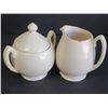 Image 2 : Stoneware Cream and Sugar ( as found)