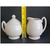 Image 8 : Stoneware Cream and Sugar ( as found)