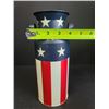 Image 6 : Patriotic Metal Milk Can Style Planter