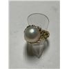 Image 1 : 14k YG Pearl Ring