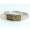 Image 3 : 10k WG Diamond Triple Row Ring