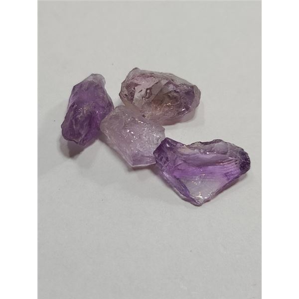 40.85 tcw. Natural Rough Cut Amethyst Gem w/COA