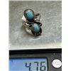 Image 2 : Vintage Navajo Sterling Turquoise Ring