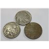 Image 1 : (3) US Minted Nickel 2 Buffs-1 V Nickel
