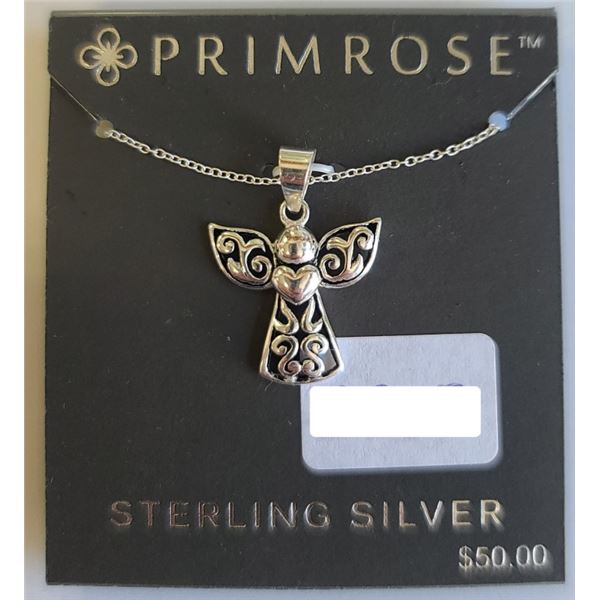 Sterling Silver Angel Necklace $50 retail