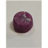 Image 3 : 5.75 ct. Natural Round Cabachone Ruby Gem w/COA