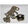 Image 2 : Costume Rhinestone Reversible Necklace