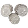 Image 1 : 20 pcs. 90% Silver Washington Quarters