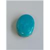 Image 1 : 10.93 ct. Natural Turquoise Gem w/ COA