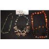 Image 1 : ZZ-CLEARANCE APOCALYPTO MAYAN LOT OF 3 MID-CASTE BEADED NECKLACES A SCREEN USED