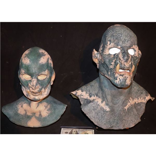 BRIGHT ORC 1-A SCREEN USED FULL HEAD MALE AND FEMALE MASKS