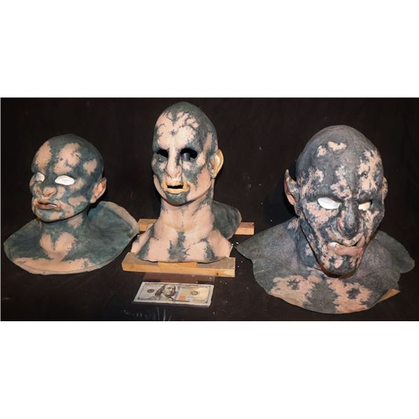 BRIGHT ORC FAMILY B SCREEN USED FULL HEAD MASKS