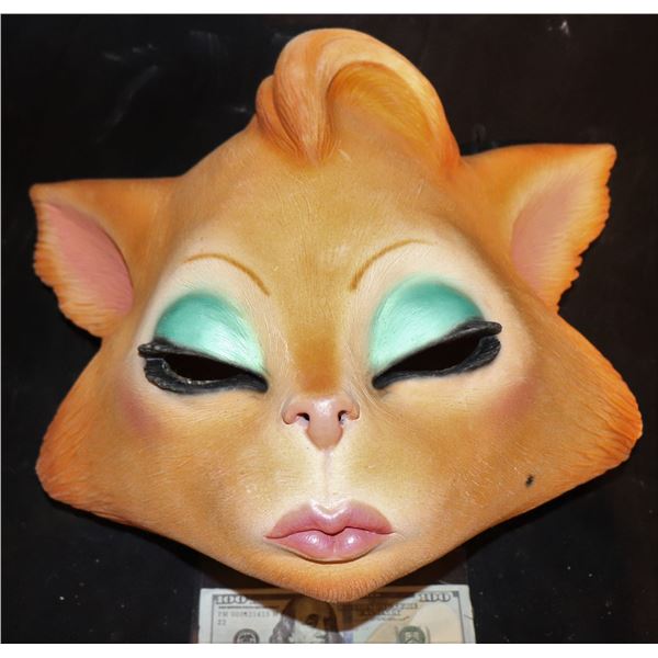 ZZ-CLEARANCE CATS CUTE SEXY FELINE FULL HEAD LATEX MASK 5