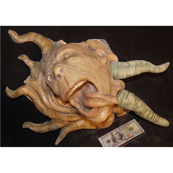 MUTANT ALIEN TENTACLE HEAD CREATURE OOAK ART PIECE